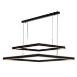 Citilux Дуэт CL719K211 LED Люстра подвесная с пультом Чёрная