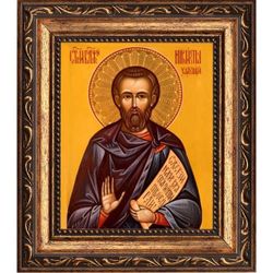 Никита хартуларий Константинопольский. Икона на холсте.