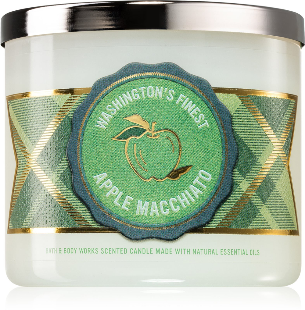 Bath & Body Works Apple Macchiato - ароматическая свеча /   411  g  / GTIN 667557309811