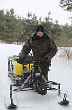 Мотобуксировщик Рыбак PK 13 л.с., (короткая база 1230мм)