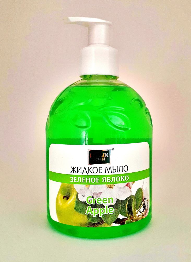 DOMIX GREEN Жидкое мыло Зелёное яблоко 500мл дозатор