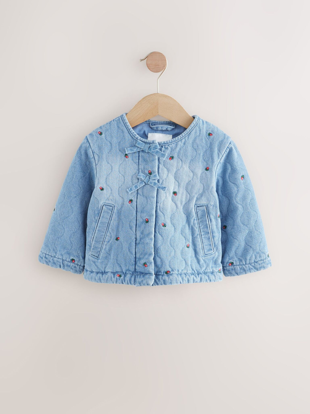 Куртка стеганая для девочки Next E25-109, Синий