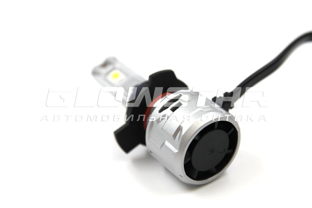 Светодиодные лампы HIR2 (9012) Sariti S3 с вентилятором, 12V, 32W, 5500K (комплект, 2шт)