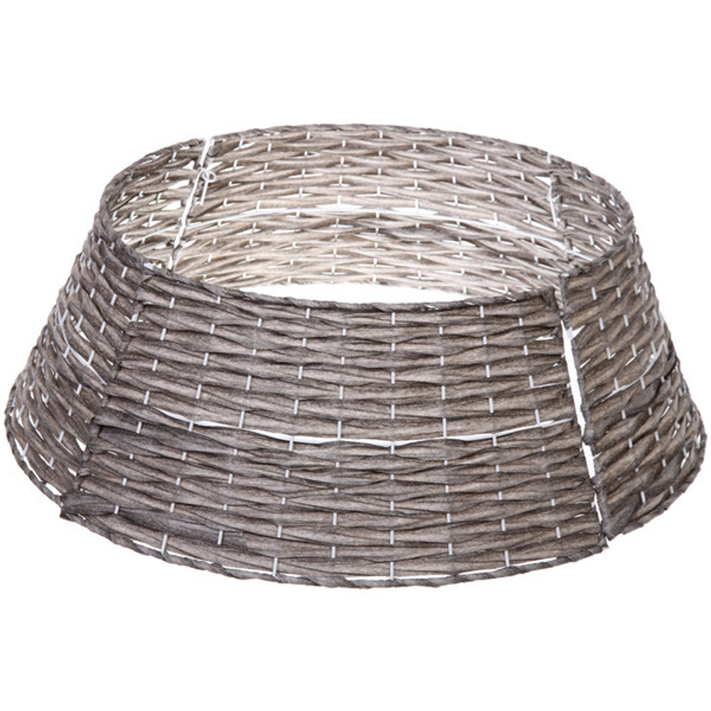 Декоративное основание для ёлки «Winter» d50*D65 см, h21см, Серый