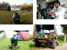 Керамический гриль Big Green Egg Mini (Мини), 25 см