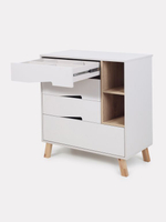 Комод пеленальный Rant Lago Pro 800/4 с органайзером Crystal beige