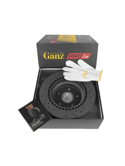 Диск тормозной задний перфорированный PRO-LINE с покрытием комплект MB X204/W211/W212 1.8…5.0L+CDI ALL 02-> /D=300MM GANZ GIJ06027S