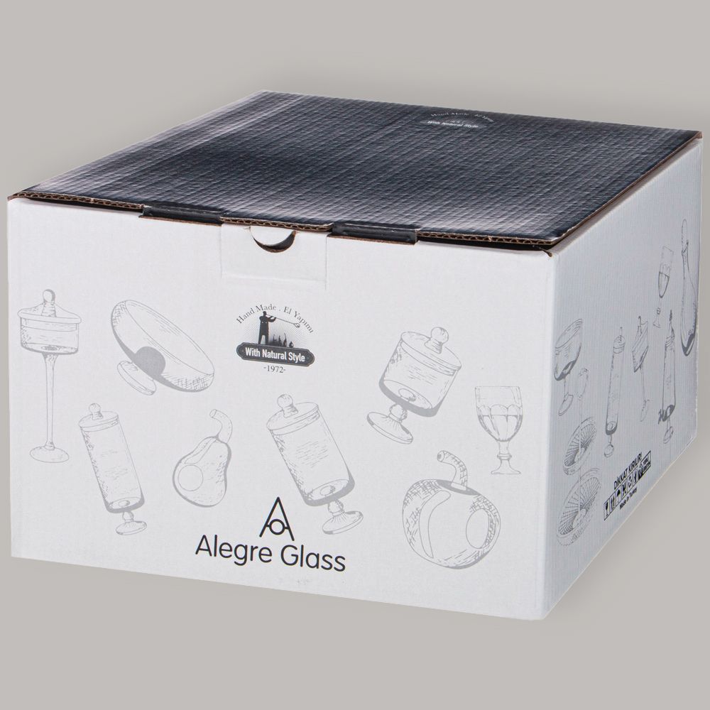 БЛЮДО НА НОЖКЕ, 24Х24,5 СМ