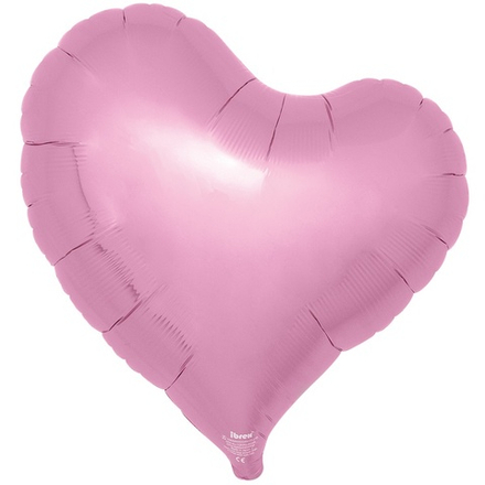 Фигура СЕРДЦЕ ИЗГИБ 18" Metallic Pink
