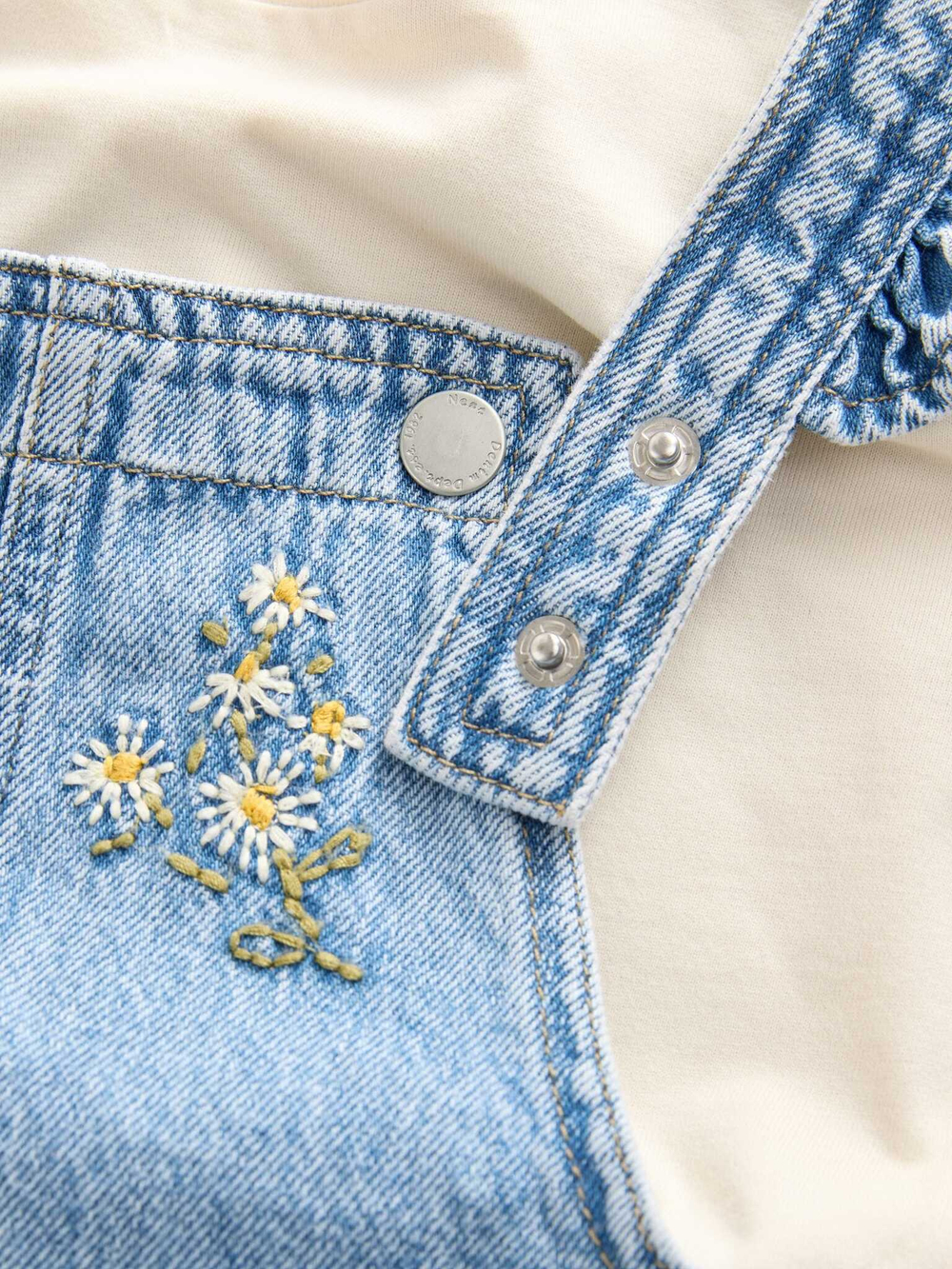 Комбинезон джинсовый для девочки Next E29-097, Синий