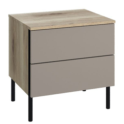 Тумба прикроватная с 2 ящиками Сиэтл, бежевый
