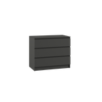 МС Мадера Комод К3М 800*775*420 (лдсп графит новый)