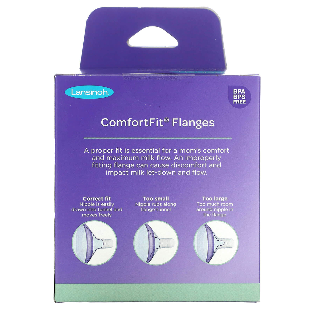 Lansinoh, Фланцы ComfortFit, 36 мм`` 2 фланца