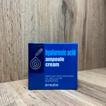 Крем для лица Jigott Zenzia Hyaluronic Acid Ampoule Cream увлажняющий ампульный с гиалуроновой кислотой 70 мл