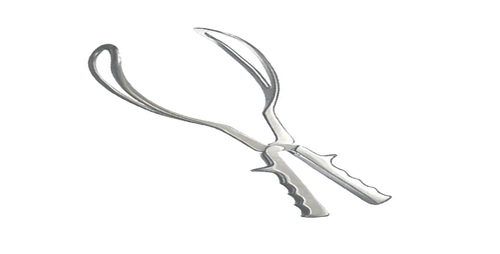 Щипцы акушерские для родовспоможения (Щипцы акушерские изогнутые по Симсу-Брауну)