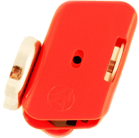 Пластиковый спортивный подсумок Racer Master Pouch с магнитом , красный