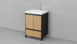 Тумба напольная VELVEX Klaufs 60.2D.1Y-617.217 с раковиной