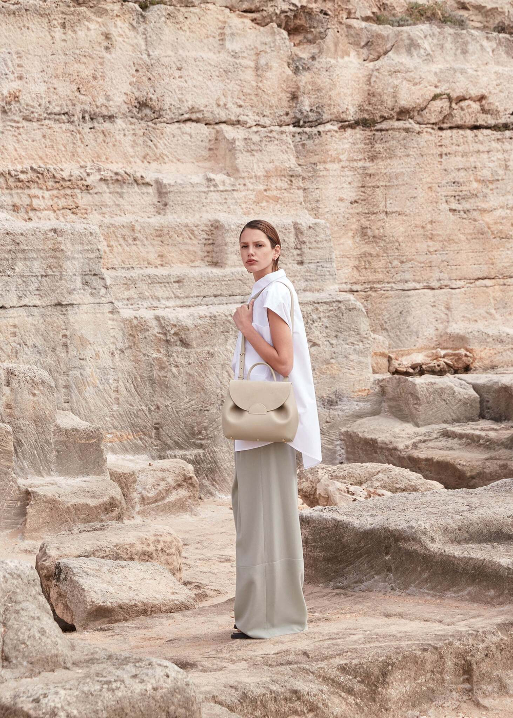 Сумка Polene Numéro Un EDITION TRIO SAND