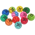 Мяч 27 мм «Баскетбол» каучуковый, микс СТИКЕР НА ВЛОЖЕНИЕ