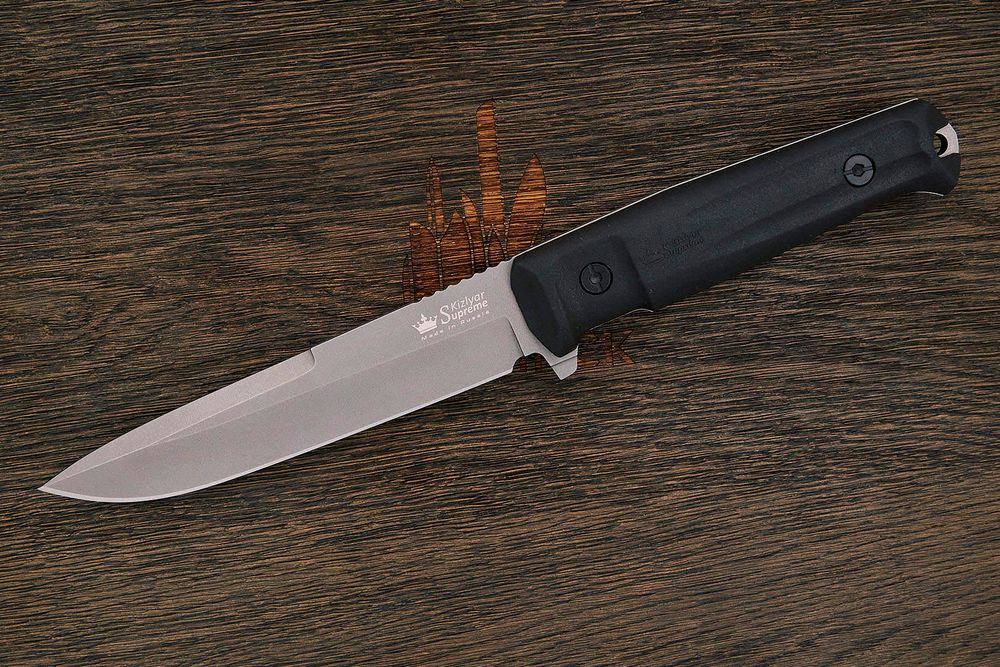 Нож тактический Kizlyar Supreme Alpha, клинок 150мм, сталь AUS-8 TW, рукоять кратон