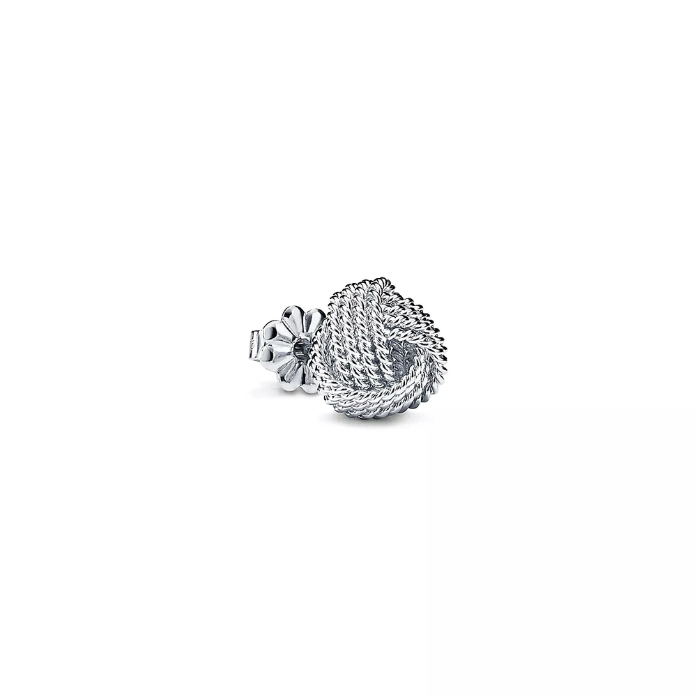 Серьги- узелки из серебра 925 , Tiffany💜Единственные в наличии