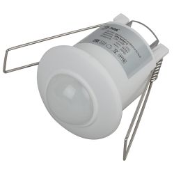 Датчик движения ЭРА MD 019 белый 1200 Вт 360° 6М IP20 | Датчики движения