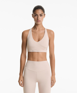 Oysho Майка-кроссовер Comfortlux, бежевый