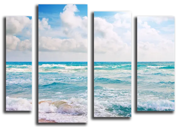 Модульная картина "Сила океана"