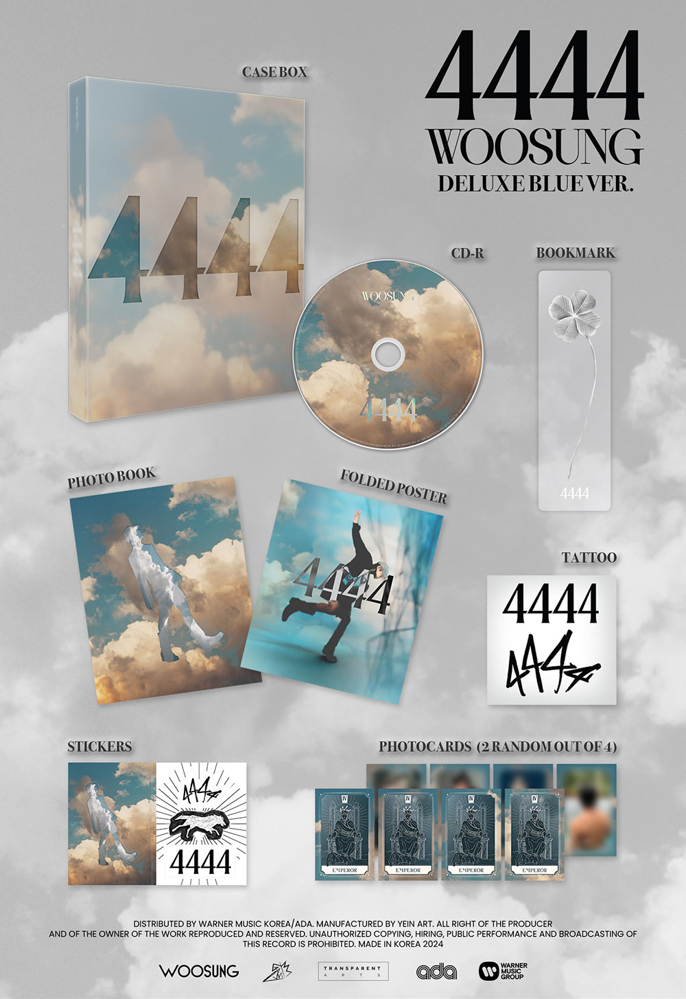 Альбом WOOSUNG - 4444 (DELUXE ver.)