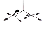 Люстра 101 Copenhagen Drop Chandelier, Burned Black (5m), черный