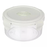 Контейнер для продуктов герметичный с клапаном Eco style круглый 0,55л Светло-серый