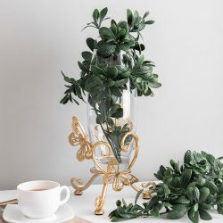 Ваза Бабочка Эир Мраморное золото