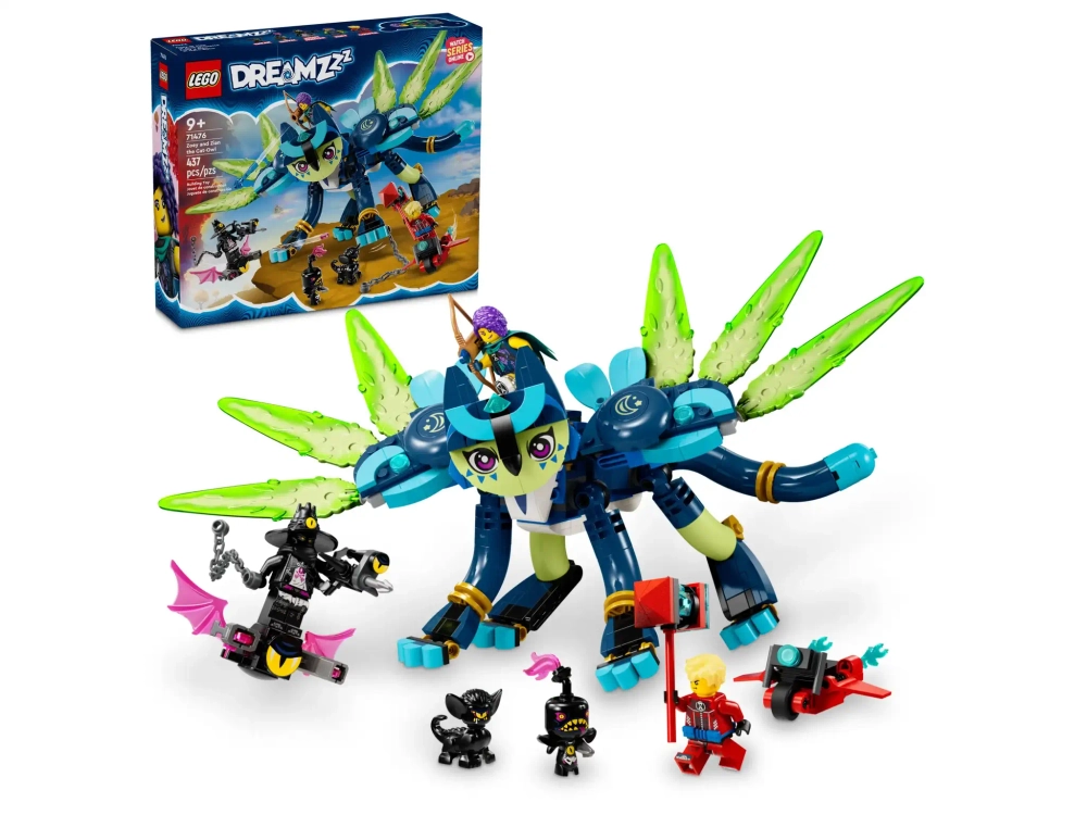 Конструктор LEGO DREAMZzz 71476 Зои и Зиан-кошка-сова