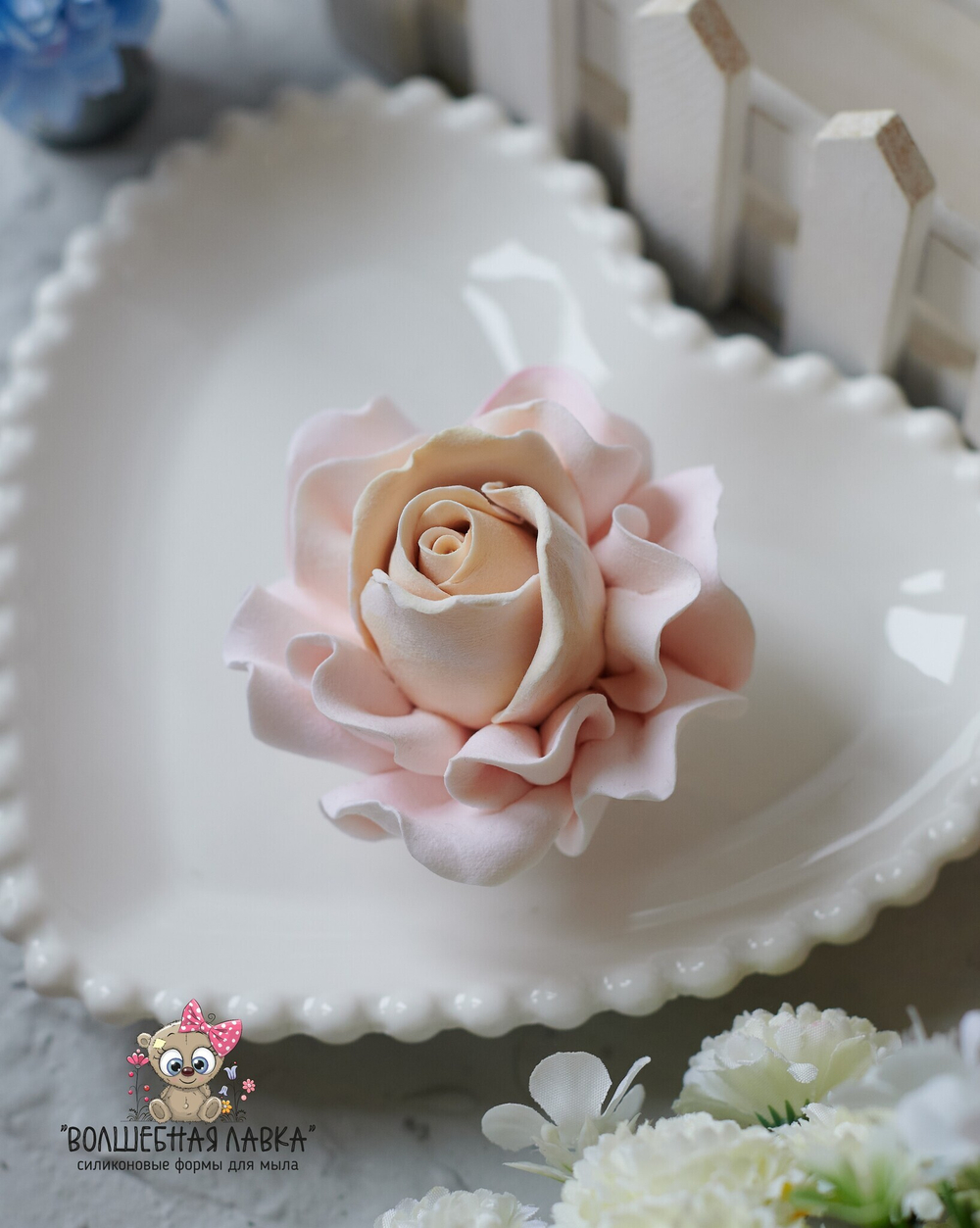 Силиконовая форма Роза Картье