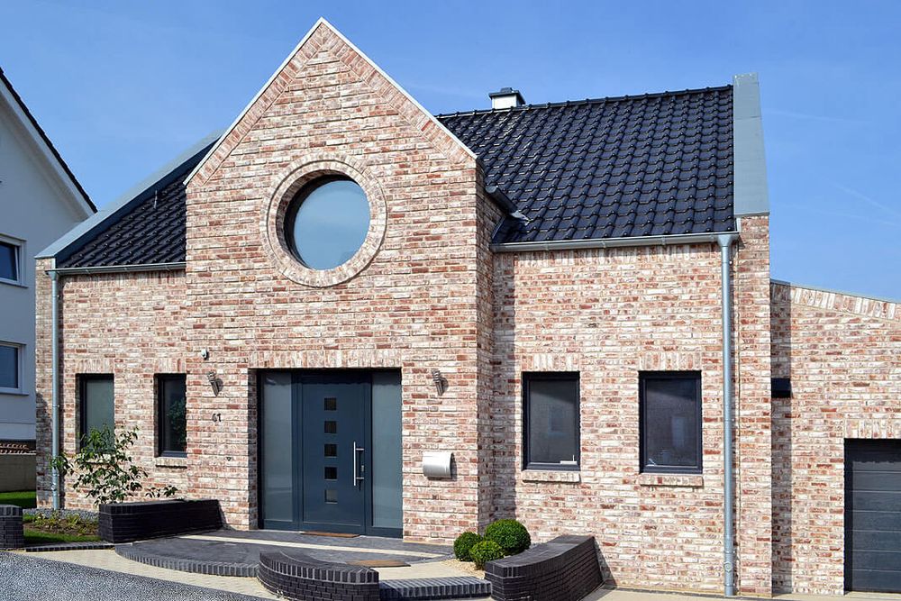 Roben, Geestbrand Bunt-weiss, облицовочная клинкерная плитка под старину, белый пестрый