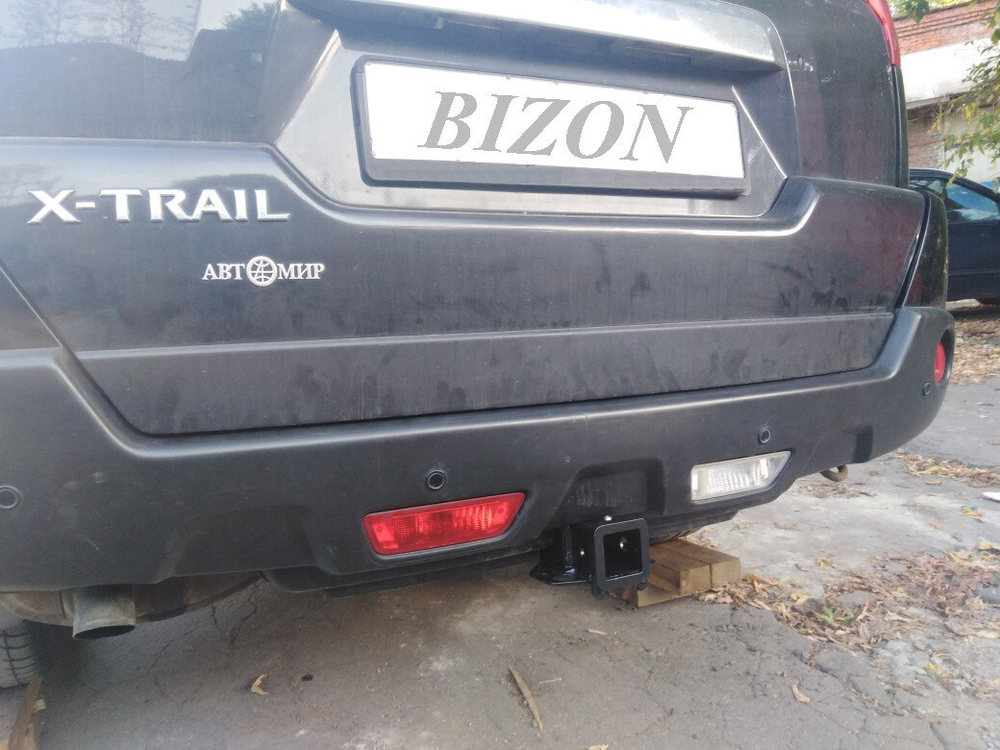 Фаркоп Бизон на Nissan X-Trail FA 0220-E (T31, с 2007 по 2014 г.в.) (паспорт и сертификат в комплекте)(без электрики)