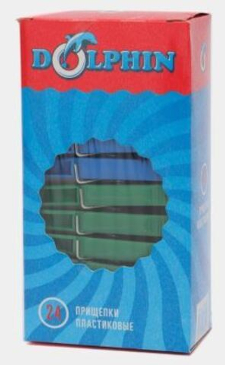 Прищепка бельевая "ДЕЛЬФИН" (10шт)