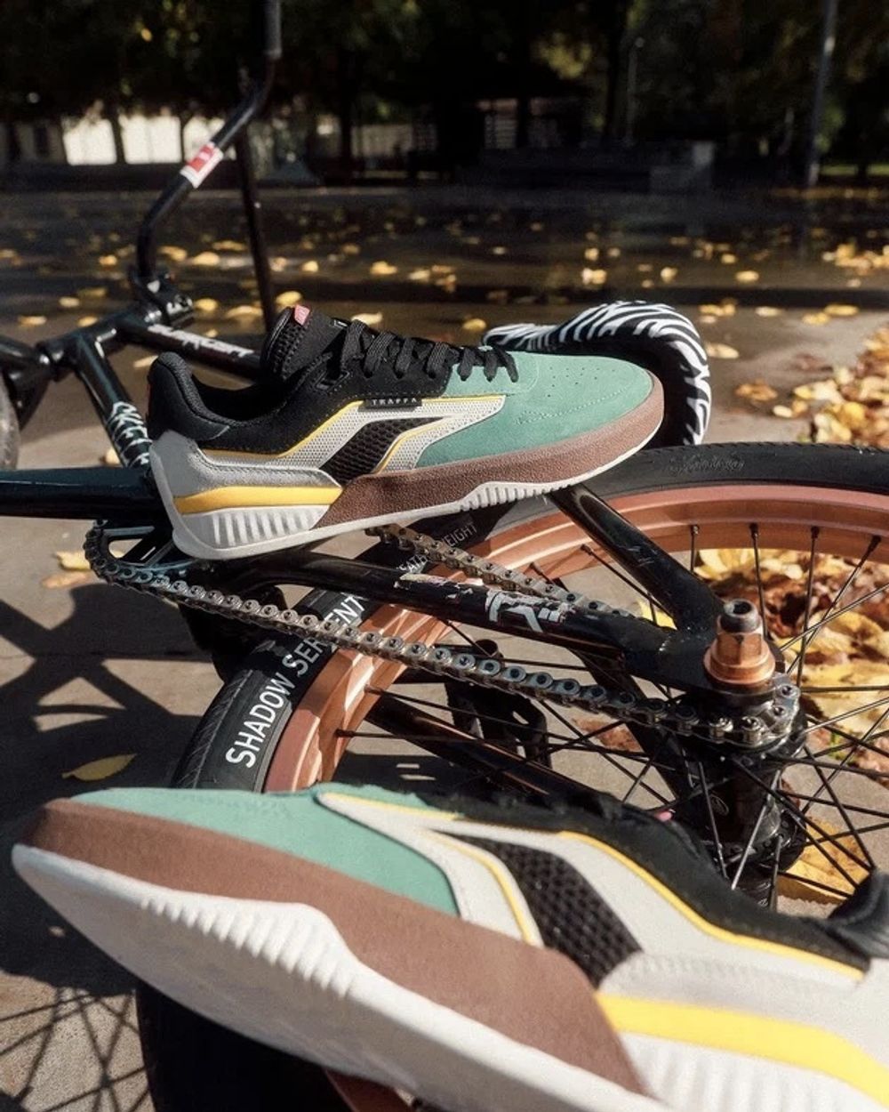 Купить Кеды для катания Traffa Artagar low голубые/черные Кеды для катания Traffa Artagar low голубые/черные