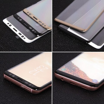 Защитное стекло для Samsung Galaxy S8 на полный экран, 008742 Белый