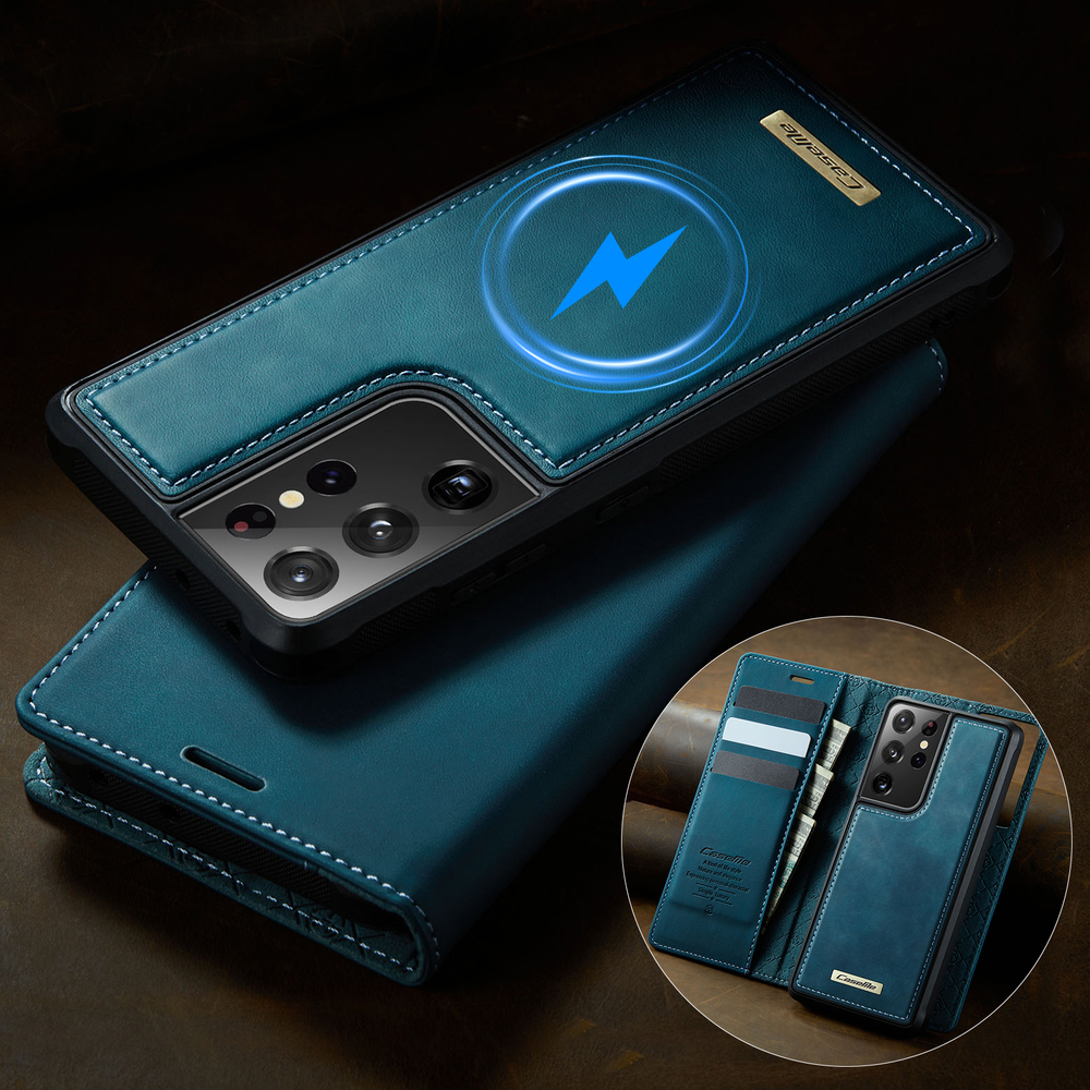 Чехол-кошелек CaseMe 2 in 1 MagSafe Samsung Galaxy S21 Ultra