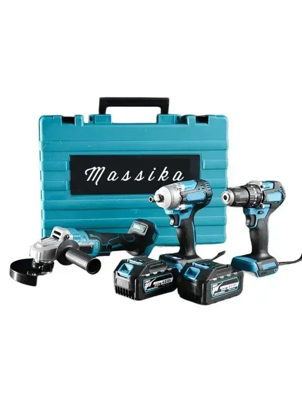 Набор электроинструментов аккумуляторных 3 предмета (Болгарка, Гайковерт, Шуруповерт)