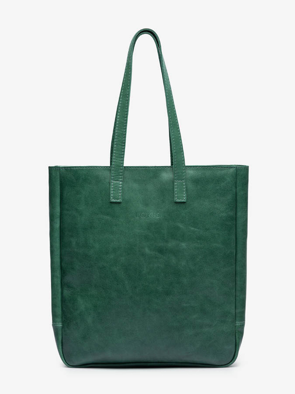 сумка шоппер изумруд