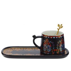 GAEM Кружка с блюдцем и ложкой, 280 мл, L24,5 W11 H7,5 см, 2в.