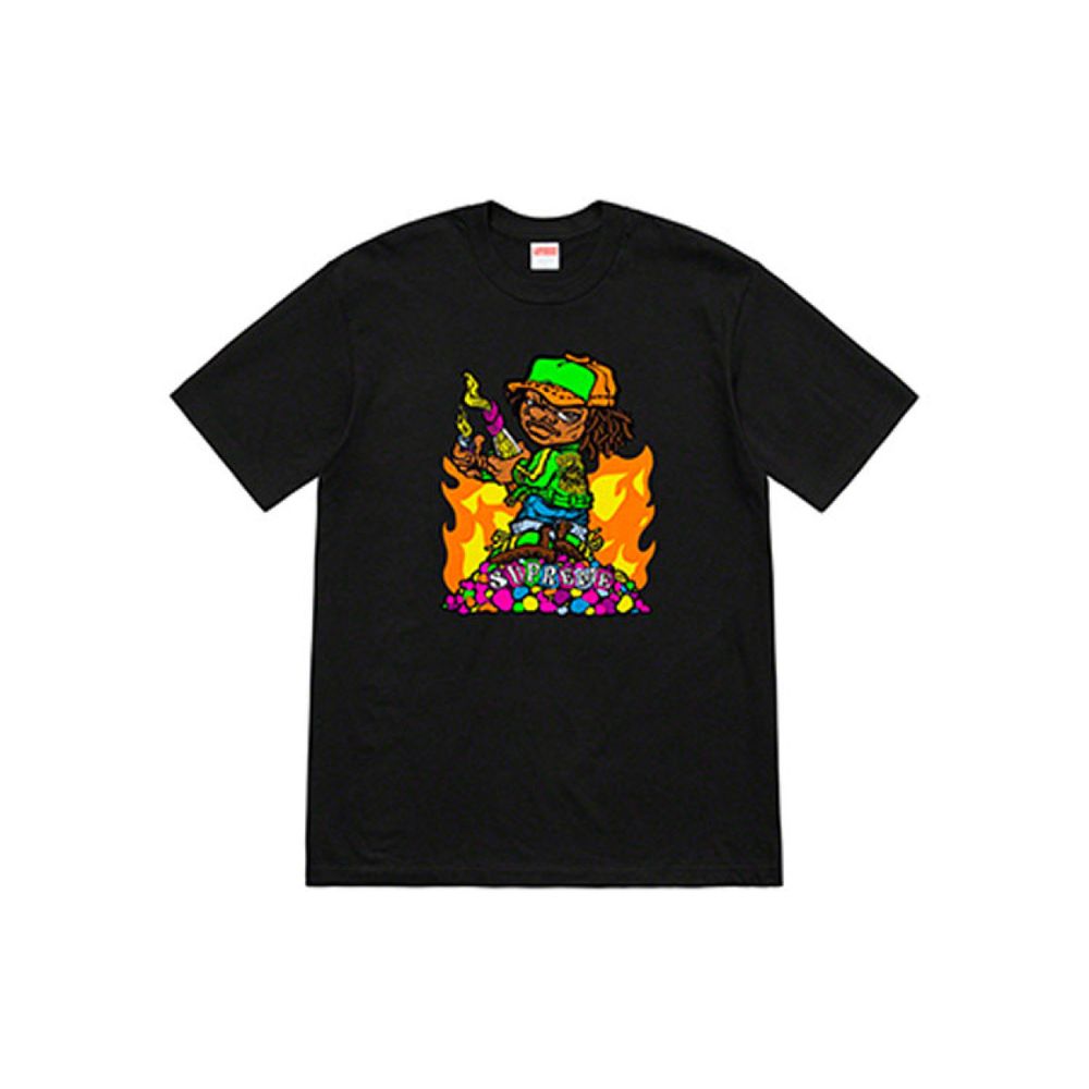 Supreme SS19 Molotov Kid Tee Black T