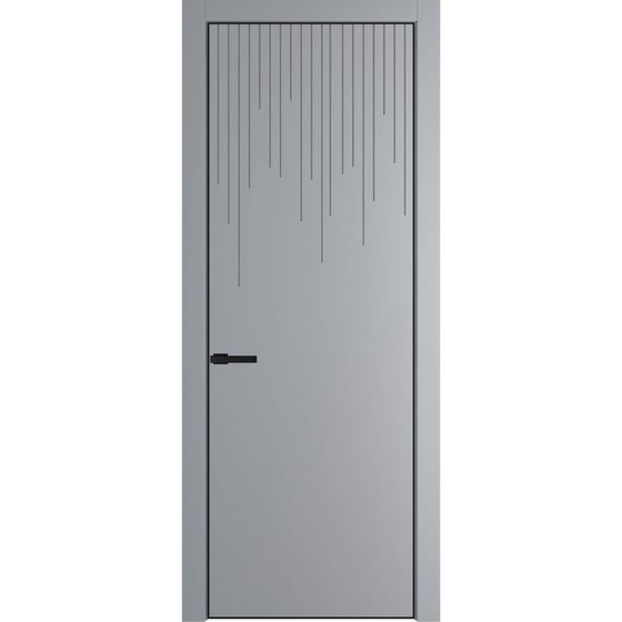 Фото межкомнатной двери эмаль Profil Doors 8PE смоки глухая кромка чёрная