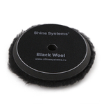 Shine Systems Black Wool Pad - полировальный круг из черного меха, 155 мм