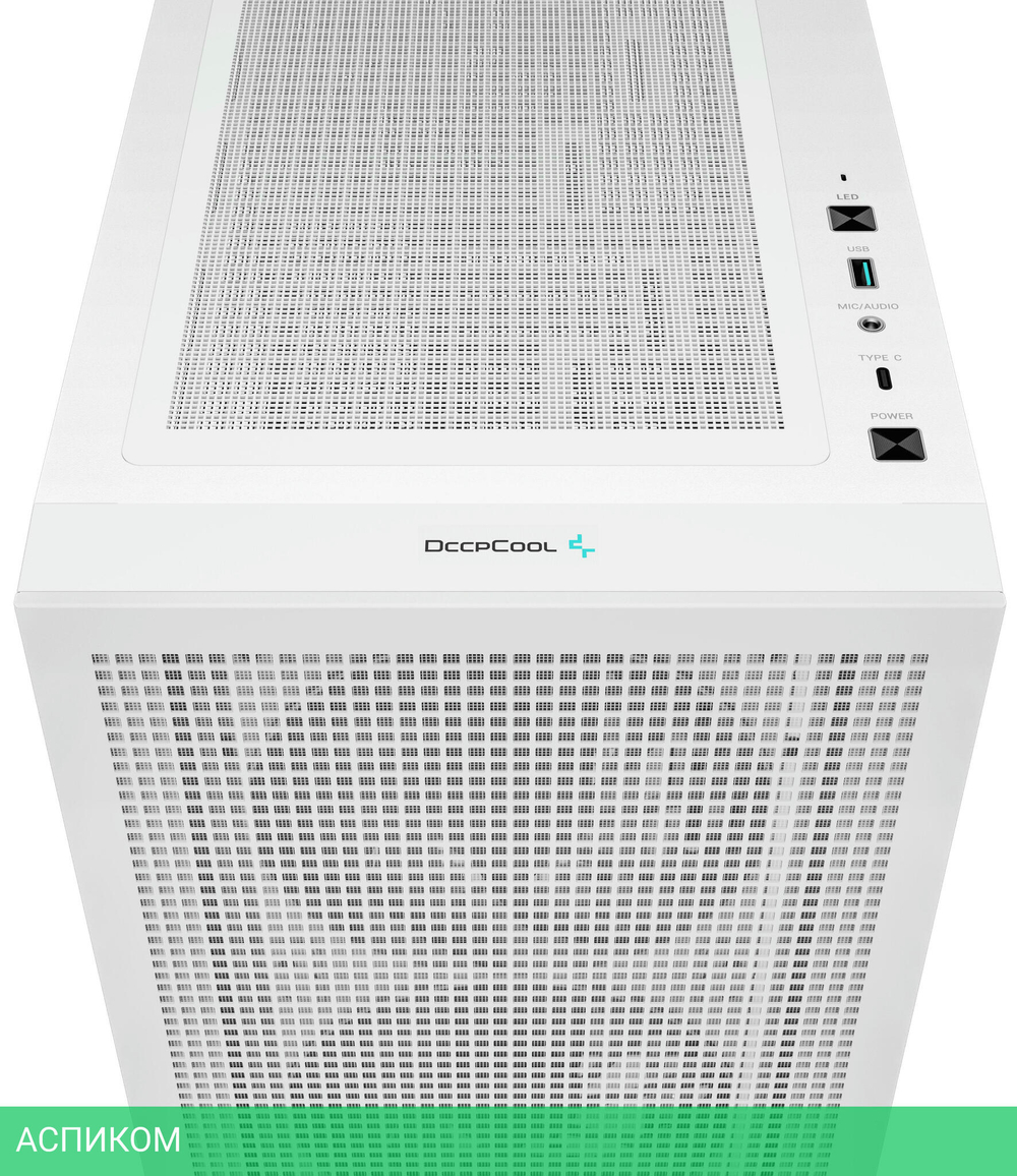 Корпус DeepCool CH560 Digital WH ATX без БП белый (R-CH560-WHAPE4D-G-1)