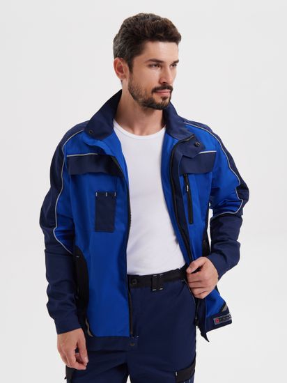 Костюм "Коста" брюки (синий/василек/черный) тк.Томбой