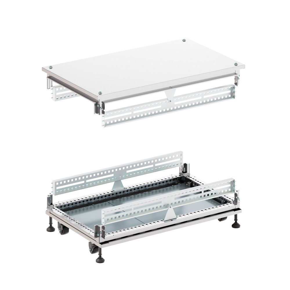 Крыша основание сплошные IT-CQE 600x800, RAL7035