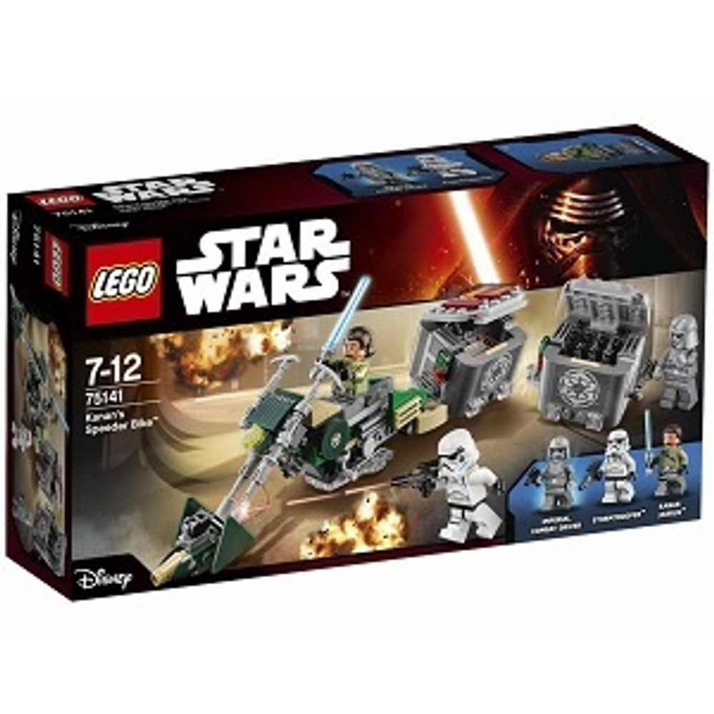 Конструктор LEGO Star Wars 75141 Скоростной байк Кэнана, 234 деталей, 3 мини-фигурки
